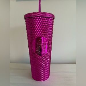 NWT- Venti Sangria Chrome Starbucks tumbler.